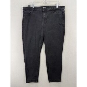 Buffalo David Bitton Mollie High Rise Skinny Black Jeans Women's 18/38 Stretchy